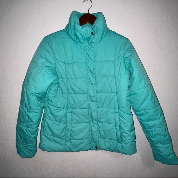 Women's Columbia Turquoise Puffer Jacket - Picture 2 of 7